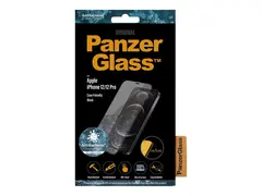 PanzerGlass - Skjermbeskyttelse for mobiltelefon glass - 6.1" - rammefarge svart - for Apple iPhone 12, 12 Pro