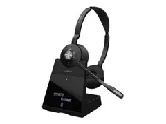 Jabra Engage 75 Stereo - Hodesett - on-ear DECT / Bluetooth - trådløs - NFC - Certified for Skype for Business