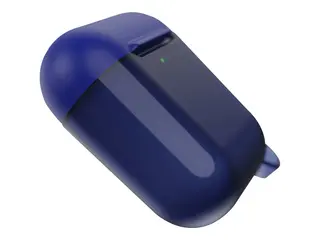 OtterBox Ispra Series - Eske for trådløse øretelefoner polykarbonat, sink-legering, termoplastisk elastomer (TPE) - romdraktblå - for Apple AirPods (1. generasjon, 2. generasjon)