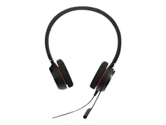 Jabra Evolve 20 MS stereo - Hodesett on-ear - kablet - USB-C - lydisolerende