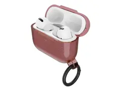 OtterBox Ispra Series - Eske for trådløse øretelefoner polykarbonat, sink-legering, termoplastisk elastomer (TPE) - uendelig rosa - for Apple AirPods Pro