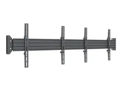 Multibrackets M Pro Series Wallmount MBWW2U Brakett - for 2 LCD-skjermer - plastikk, aluminium, stål - svart - skjermstørrelse: 32"-43" - veggmonterbar