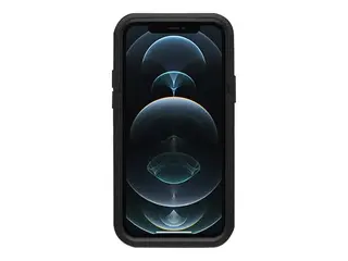 OtterBox Defender Series XT with MagSafe ProPack Packaging - baksidedeksel for mobiltelefon - polykarbonat, syntetisk gummi - svart - for Apple iPhone 12, 12 Pro