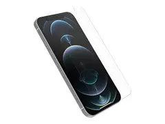 OtterBox Alpha Glass - Skjermbeskyttelse for mobiltelefon glass - blank - for Apple iPhone 12, 12 Pro