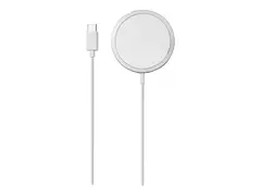 Vivanco - Trådløs ladepute - 15 watt - hvit for Apple iPhone 12, 12 mini, 12 Pro, 12 Pro Max, 13, 13 mini, 13 Pro, 13 Pro Max