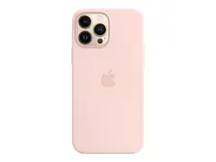 Apple - Baksidedeksel for mobiltelefon med MagSafe - silikon - krittrosa - for iPhone 13 Pro Max