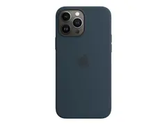 Apple - Baksidedeksel for mobiltelefon med MagSafe - silikon - avgrunnsblå - for iPhone 13 Pro Max