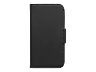 KEY Nordfjord - Lommebok for mobiltelefon MagSafe-samsvar - stoff, PU Nappa leather, 100 % resirkulert termoplastisk polyuretan (TPU) - svart - for Apple iPhone 14 (6.1 tommer)