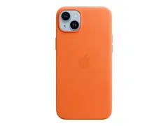 Apple - Baksidedeksel for mobiltelefon MagSafe-samsvar - lær - oransje - for iPhone 14 Plus