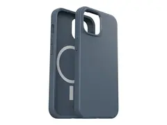 OtterBox Symmetry Series - Baksidedeksel for mobiltelefon MagSafe-samsvar - polykarbonat, syntetisk gummi, sølvfosfatglass - skjønn (blått) - for Apple iPhone 15