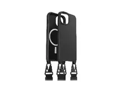 OtterBox React Series - Baksidedeksel for mobiltelefon halskjede - MagSafe-samsvar - svart - for Apple iPhone 15