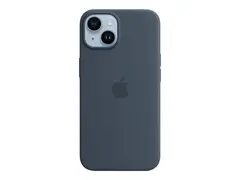 Apple - Baksidedeksel for mobiltelefon MagSafe-samsvar - silikon - stormblå - for iPhone 14