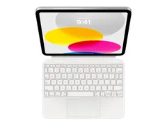 Apple Magic Keyboard Folio - Tastatur og folioveske med styrepute - Apple Smart connector - QWERTY - Norsk - for iPad Wi-Fi (10. generasjon)