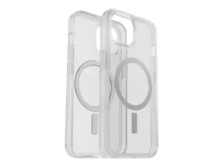 OtterBox Symmetry Series+ - Baksidedeksel for mobiltelefon antimikrobielt - MagSafe-samsvar - polykarbonat, syntetisk gummi - blank - for Apple iPhone 14