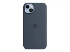 Apple - Baksidedeksel for mobiltelefon MagSafe-samsvar - silikon - stormblå - for iPhone 14 Plus