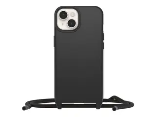 OtterBox React Series - Baksidedeksel for mobiltelefon halskjede - MagSafe-samsvar - plastikk - svart - for Apple iPhone 14