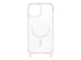 OtterBox React Series - Baksidedeksel for mobiltelefon necklace, with strap - MagSafe-samsvar - 50 % resirkulert plast - blank - for Apple iPhone 14