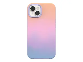 OtterBox Symmetry Series - Baksidedeksel for mobiltelefon MagSafe-samsvar - polykarbonat, syntetisk gummi - soft sunset (purple) - for Apple iPhone 13, 14, 15
