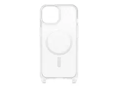 OtterBox React Series - Baksidedeksel for mobiltelefon halskjede - MagSafe-samsvar - stjernestøv (klart glitter) - for Apple iPhone 14