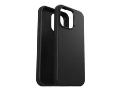 OtterBox Symmetry Series - Baksidedeksel for mobiltelefon MagSafe-samsvar - svart - for Apple iPhone 15 Pro Max