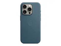 Apple - Baksidedeksel for mobiltelefon MagSafe-samsvar - FineWoven - asurblå - for iPhone 15 Pro