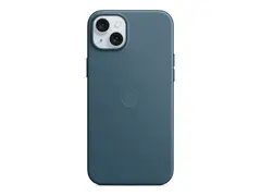 Apple - Baksidedeksel for mobiltelefon MagSafe-samsvar - mikrotvill - asurblå - for iPhone 15 Plus
