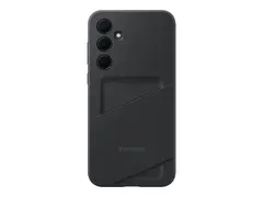 Samsung EF-OA356 - Baksidedeksel for mobiltelefon termoplast-polyuretan (TPU) - svart - for Galaxy A35