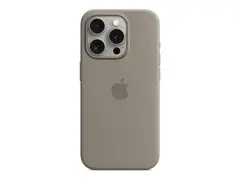 Apple - Baksidedeksel for mobiltelefon MagSafe-samsvar - silikon - leire - for iPhone 15 Pro