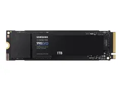Samsung 990 EVO MZ-V9E1T0BW - SSD kryptert - 1 TB - intern - M.2 2280 - PCIe 5.0 x2 (NVMe) - 256-bit AES - TCG Opal Encryption 2.0