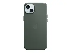 Apple - Baksidedeksel for mobiltelefon MagSafe-samsvar - FineWoven - eviggrønn - for iPhone 15 Plus