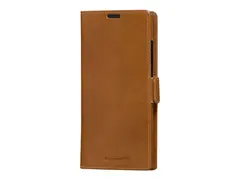 dbramante1928 Lynge - Lommebok for mobiltelefon lær - gyllenbrun - for Samsung Galaxy S24 Ultra