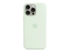 Apple - Baksidedeksel for mobiltelefon MagSafe-samsvar - silikon - myk mynte - for iPhone 15 Pro Max