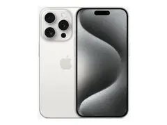Apple iPhone 15 Pro - hvit titan - 5G - 128 GB Garanti 1 år