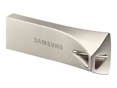 Samsung BAR Plus MUF-64BE3 - USB-flashstasjon 64 GB - USB 3.1 Gen 1 - sjampanjesølv