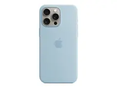 Apple - Baksidedeksel for mobiltelefon - MagSafe-samsvar silikon - lys blå - for iPhone 15 Pro Max