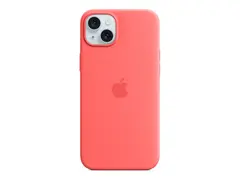 Apple - Baksidedeksel for mobiltelefon MagSafe-samsvar - silikon - guava - for iPhone 15 Plus