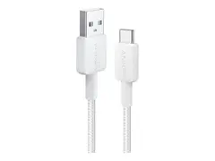Anker 322 - USB-kabel - USB (hann) til 24 pin USB-C (hann) 5 V - 3 A - 91.4 cm - hvit