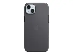 Apple - Baksidedeksel for mobiltelefon MagSafe-samsvar - FineWoven - svart - for iPhone 15 Plus