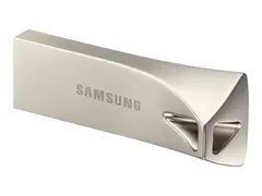 Samsung BAR Plus MUF-128BE3 - USB-flashstasjon 128 GB - USB 3.1 Gen 1 - sjampanjesølv