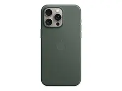 Apple - Baksidedeksel for mobiltelefon MagSafe-samsvar - FineWoven - eviggrønn - for iPhone 15 Pro Max