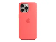 Apple - Baksidedeksel for mobiltelefon - MagSafe-samsvar silikon - guava - for iPhone 15 Pro Max